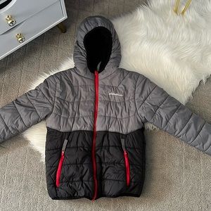 Eddie Bauer Boys' Reversible Jacket - Deer Harbor Waterproof Lightweight.